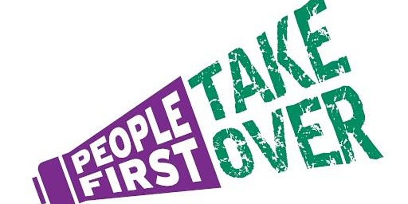 Logo mit Text "People First Take Over"